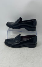 Load image into Gallery viewer, Cole Haan Mens Black Leather Moc Toe Slip-On Penny Loafer Shoes Size 6B
