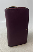 Load image into Gallery viewer, Kate Spade Womens Burgundy Saffiano Leather Continental Zip-Around Wallet
