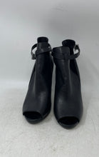 Load image into Gallery viewer, Michael Kors Womens Lawson Black Open Toe Stiletto Ankle Booties Size 8M
