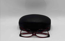 Load image into Gallery viewer, Authentic Salvatore Ferragamo Women's Burgundy Wine Glasses With Case
