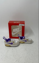 Load image into Gallery viewer, Nike Toddler Boys Air Max 90 CB White Purple Sneakers Shoes Size 2C With Box
