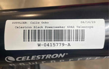 Load image into Gallery viewer, Celestron Powerseeker 60AZ Black 21041 700mm Tripod Telescope

