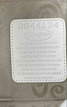 Load image into Gallery viewer, Authentic Brighton Womens White Double Handle Shoulder Handbag Stained/Damaged
