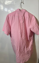 Load image into Gallery viewer, Ralph Lauren Mens Pink Printed Short Sleeve Custom Fit Button-Up Shirt Size M
