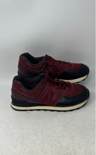 Load image into Gallery viewer, New Balance Mens 574 Classic ML574LHB Red Black Lace-Up Sneakers Shoes Size 7 D
