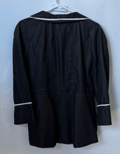 Load image into Gallery viewer, Kenar Womens Black 3/4 Sleeve Pockets Belted Blazer Jacket Size 12
