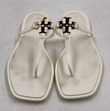 Load image into Gallery viewer, Authentic Tory Burch Womens Roxanne Jelly 137704 White Thong Sandals Size 9M
