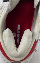 Load image into Gallery viewer, Polo Sport Mens PS200 White Red Leather Round Toe Lace-Up Sneaker Shoes Size 12
