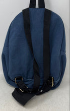 Load image into Gallery viewer, Harry Potter Womens Navy Blue Hogwarts Outer Pocket Adjustable Strap Backpack
