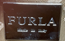 Load image into Gallery viewer, Authentic Furla Womens Tan Leather Inner Pocket Double Handle Tote Purse Damaged
