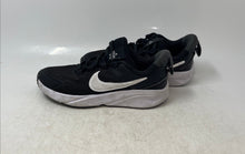 Load image into Gallery viewer, Nike Boys Star Runner 4 DX7614-001 Black White Lace-Up Sneakers Shoes Size 1Y
