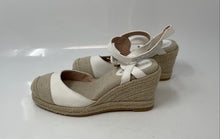 Load image into Gallery viewer, Cole Haan Womens Cloudfeel Cream Wedge Heel Espadrille Sandals Size 5
