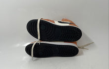 Load image into Gallery viewer, Nike Boys Air Jordan 1 Mid SE Orange White Black Sneaker Shoes Size 3Y
