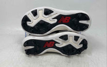 Load image into Gallery viewer, New Balance Boys 4040 V7 J4040BK7 Black Lace-Up Baseball Cleats Size 12.5 M
