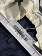 Load image into Gallery viewer, Brooks Brothers Mens Blue Pinstripe Straight Leg Dress Pants Size W34xL36
