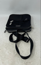 Load image into Gallery viewer, Beach Womens Black Multiple Zippered Compartments Detachable Strap Crossbody Bag
