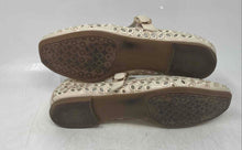 Load image into Gallery viewer, Kelly &amp; Katie Womens Nia Beige Leather Perforated Mary Jane Flats Size 6.5M
