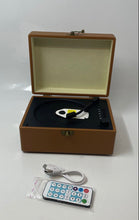 Load image into Gallery viewer, Vintage Brown CD Player Two-Way Bluetooth Built-In Speaker Portable Not Tested
