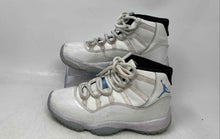 Load image into Gallery viewer, Nike Boys Air Jordan 11 378038-104 White Lace-Up Sneakers Shoes Size 4.5Y
