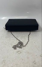Load image into Gallery viewer, Perry White Womens Black Chain Strap Flap Crossbody Bag With Tags
