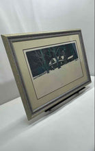 Load image into Gallery viewer, Stephen Sebastian Snow Winter Scene Matted Framed Wall Decor Art Print
