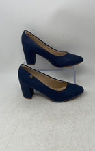 Load image into Gallery viewer, Modare UltraConforto Womens Blue Slip-On Round Toe Block Pump Heels Size 8
