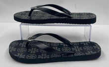 Load image into Gallery viewer, Authentic Tory Burch Womens Black Printed Slip-On Flip-Flop Sandals Size 6
