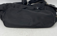 Load image into Gallery viewer, Sapsucker Womens Black Nylon Outer Zip Pockets Single Strap Shoulder Bag
