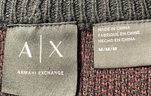 Load image into Gallery viewer, Armani Exchange Mens Black Graphic Print Long Sleeve Pullover Sweater Size M
