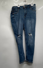 Load image into Gallery viewer, Old Navy Womens Rockstar Blue Distressed High Rise Super Skinny Jeans Size 10
