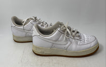 Load image into Gallery viewer, Nike Mens Air Force 1 07 DJ2739-100 White Leather Lace-Up Sneakers Shoes Sz 9.5
