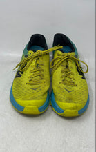 Load image into Gallery viewer, Hoka One One Mens EVO Carbon Rocket 1100049 CCYN Yellow Blue Running Shoes 8.5
