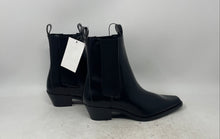 Load image into Gallery viewer, H&amp;M Womens Black Square Toe Pull-On Ankle Boots Size 6 With Tag
