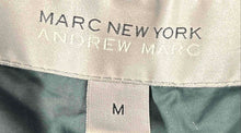 Load image into Gallery viewer, Marc New York By Andrew Marc Womens Green Long Sleeve Quilted Puffer Jacket Sz M
