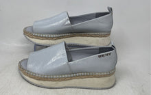 Load image into Gallery viewer, DKNY Womens Orza Light Blue Wedge Heel Slip-On Espadrille Sandals Size 8M
