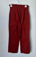 Load image into Gallery viewer, Zara Womens Brown Patch Pocket High Rise Straight Leg Cropped Pants Size XS
