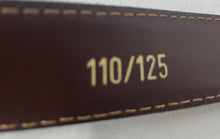 Load image into Gallery viewer, Gian Marco Corsiri Mens Brown Leather Adjustable Buckle Dress Belt 110/125
