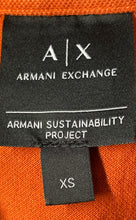 Load image into Gallery viewer, Armani Exchange Mens Orange Graphic Print Short Sleeve Polo Shirt Size XS
