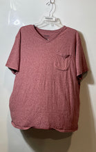 Load image into Gallery viewer, Mossimo Mens Red Heather Short Sleeve V-Neck Pullover T-Shirt Size 2XL
