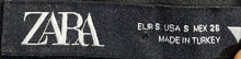 Load image into Gallery viewer, Zara Womens Black Flat Front Elastic Waist Side Zip Mini Skirt Size Small
