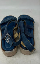 Load image into Gallery viewer, Michael Kors Womens Lynn MV24L Blue Open Toe Espadrille Sandals Size 7.5 M
