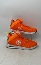 Load image into Gallery viewer, Zumba Womens Air Funk Orange Lace-Up Mid-Top Sneaker Shoes Size 8.5
