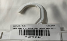 Load image into Gallery viewer, Zara Womens Off White Flat Front Pockets Super Skinny Dress Pants Size 32
