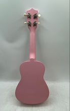 Load image into Gallery viewer, Vanphy Pink Right-Handed 4 String Soprano Ukulele For Beginners With Gig Bag
