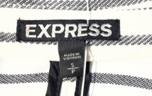 Load image into Gallery viewer, Express Womens White Striped Long Sleeve One-Button Blazer Size Small
