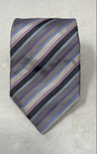 Load image into Gallery viewer, Banana Republic Mens Multicolor Striped Print Adjustable Pointed Tie
