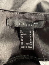 Load image into Gallery viewer, Forever 21 Womens Black Flat Front Drape A-Line Skirt Size Medium
