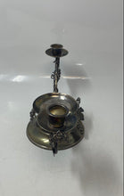 Load image into Gallery viewer, Studio Collectibles Silver-Tone Metal Grape Motif Home Decorative Candelabra
