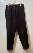 Load image into Gallery viewer, Ann Taylor Womens Dark Brown Straight Leg Trousers Pants Size 14
