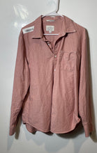 Load image into Gallery viewer, Lucky Brand Mens Pink Stretch Long Sleeve Collared Button-Up Shirt Size L
